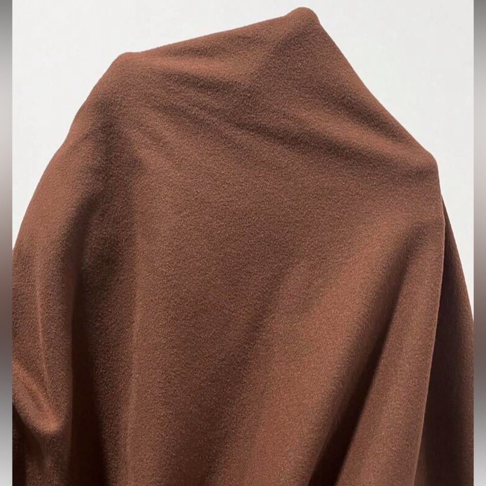 One-Shoulder Ruched Tank Top in Brown - Picture 7 of 7